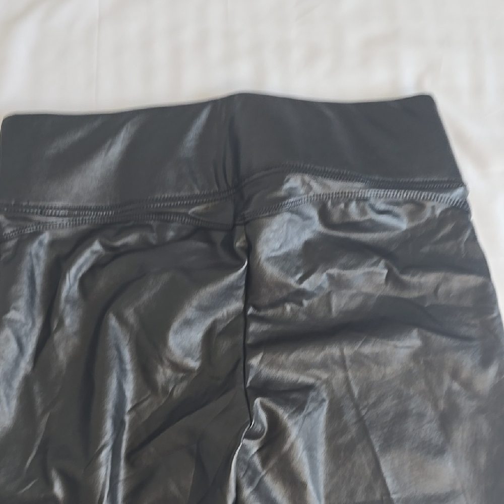 Vince Camuto Black Faux Leather Leggings - Picture 7 of 7